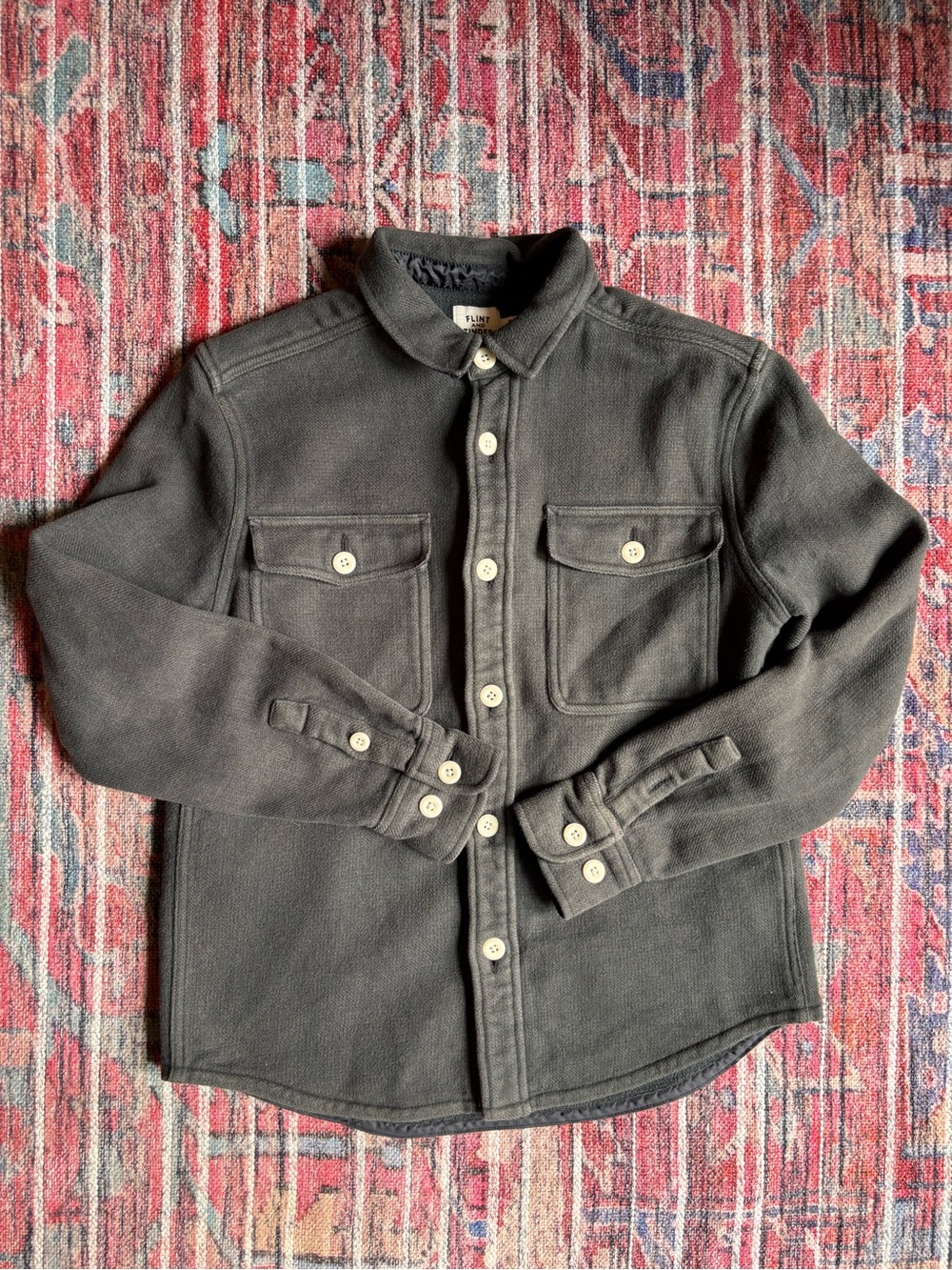 Flint and Tinder Small Cotton/Wool Blend Overshirt